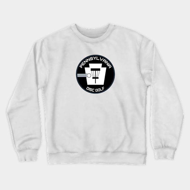 Pennsylvania Disc Golf Keystone Crewneck Sweatshirt by grahamwilliams